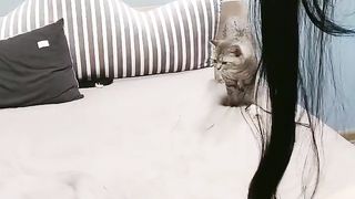 【69堂精品视频】米妮萌萌丝袜美腿玩弄鸡巴被小哥后入内射