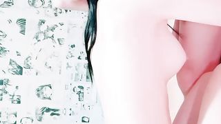 【69堂免费视频】两个超嫩美少女，白皙屁股美乳嫩穴，约了个炮友轮流操，无毛粉嫩小穴，骑乘位猛操，扶细腰后入