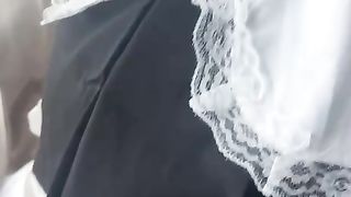 【69堂免费视频】蒙眼的骚货开始先吃我的JB后面再找一个一起吃