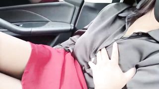 【69堂免费视频】对话太刺激了！与性感黑丝小姨子在野外车震