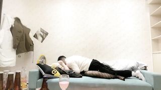 【69堂午夜视频】社交APP上勾搭的大胸小姐姐，单身许久好饥渴，大胸白嫩欲拒还迎近距离偷拍