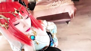 【69堂午夜视频】cos原神 妮露 巨乳白虎激情内射，高清