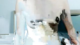 【69堂午夜视频】黑鬼干少妇露脸口交大鸡巴，让黑鬼慢慢插进去好疼，多体位放肆蹂躏激情上位，鸡巴不让插到底受不了浪叫不止